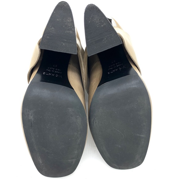 Vic Matie Taupe Leather Ankle Boots - Picture 11 of 15